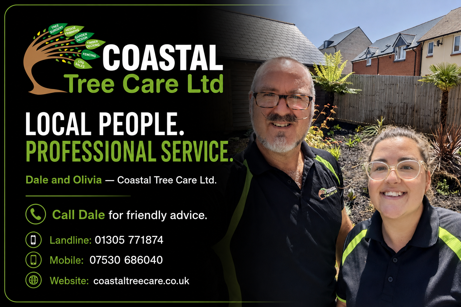 Local People, Professional Service – Coastal Tree Care Weymouth Local Coastal Tree Care team providing professional tree care in Weymouth, Portland and Dorchester